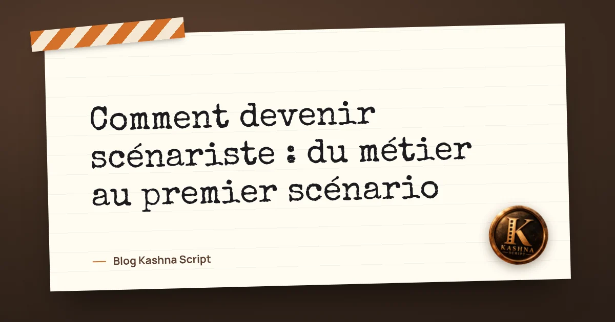 Comment devenir scénariste : du métier au premier scénario